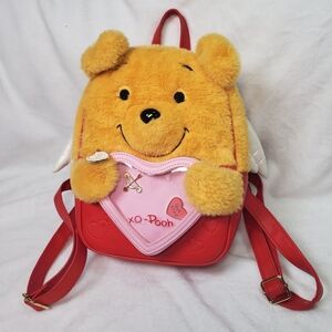 Disney Winnie The Pooh Cupid Love Mini Backpack Her Universe Loungefly EUC